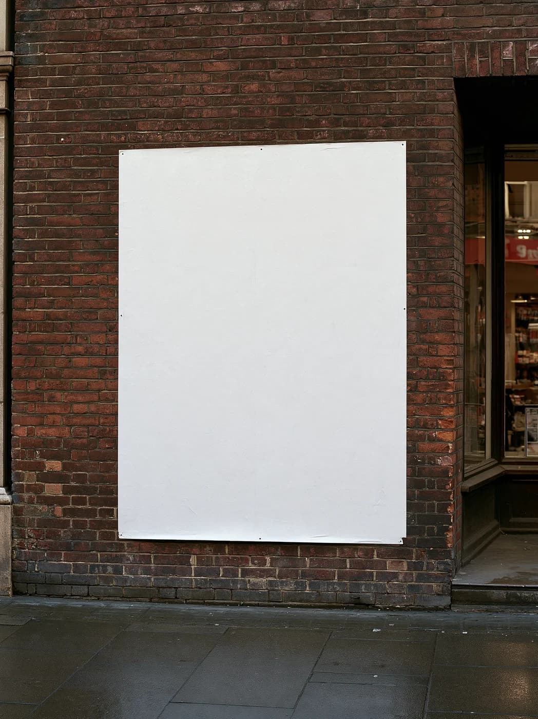 Brickwork blank photographic mockup