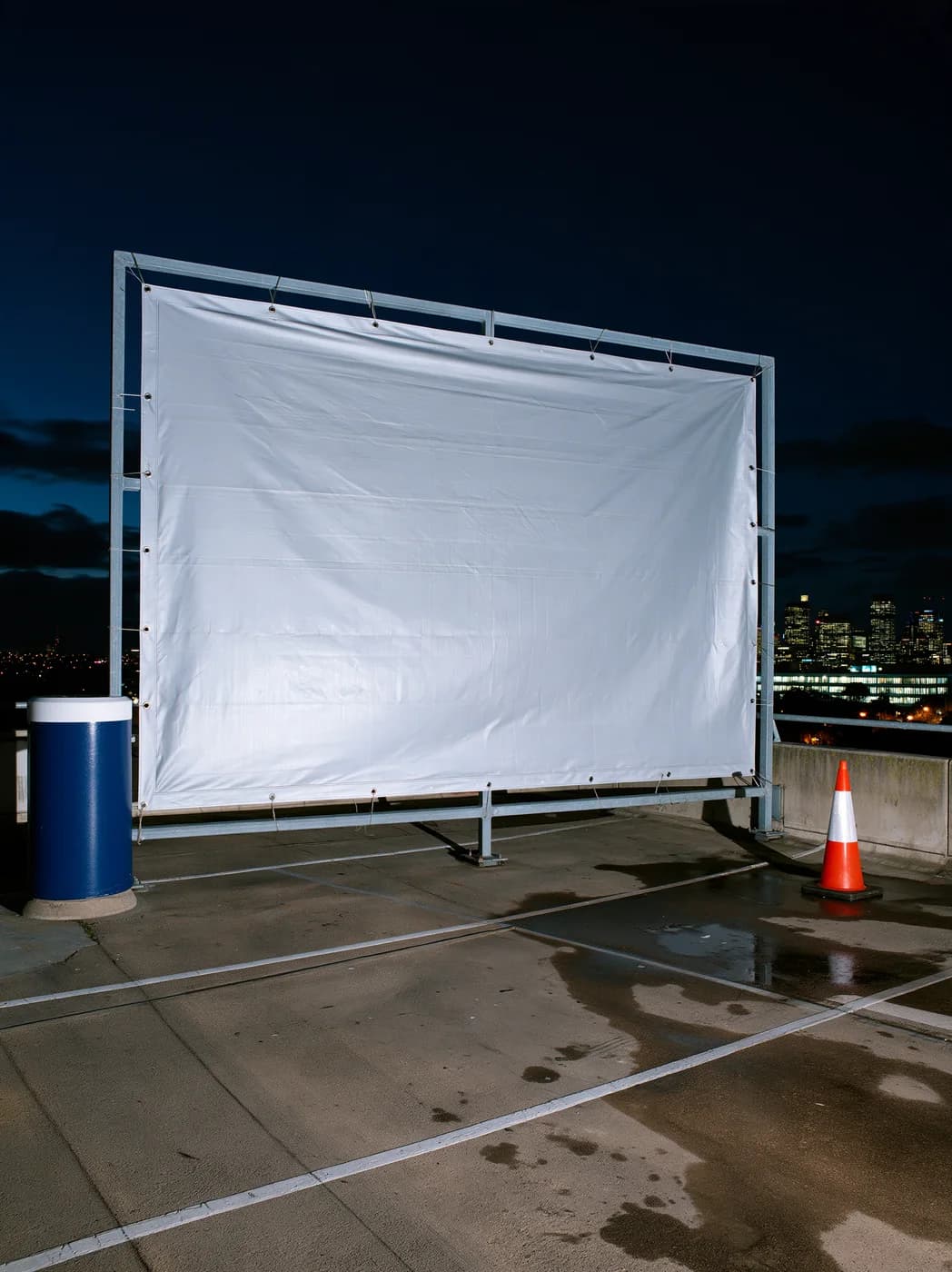 Upper level blank photographic mockup