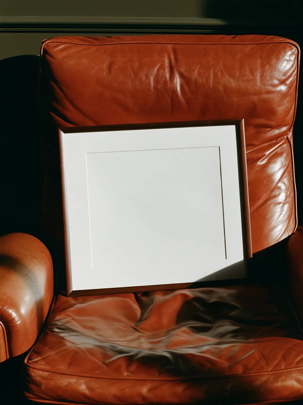 Well worn blank photographic mockup