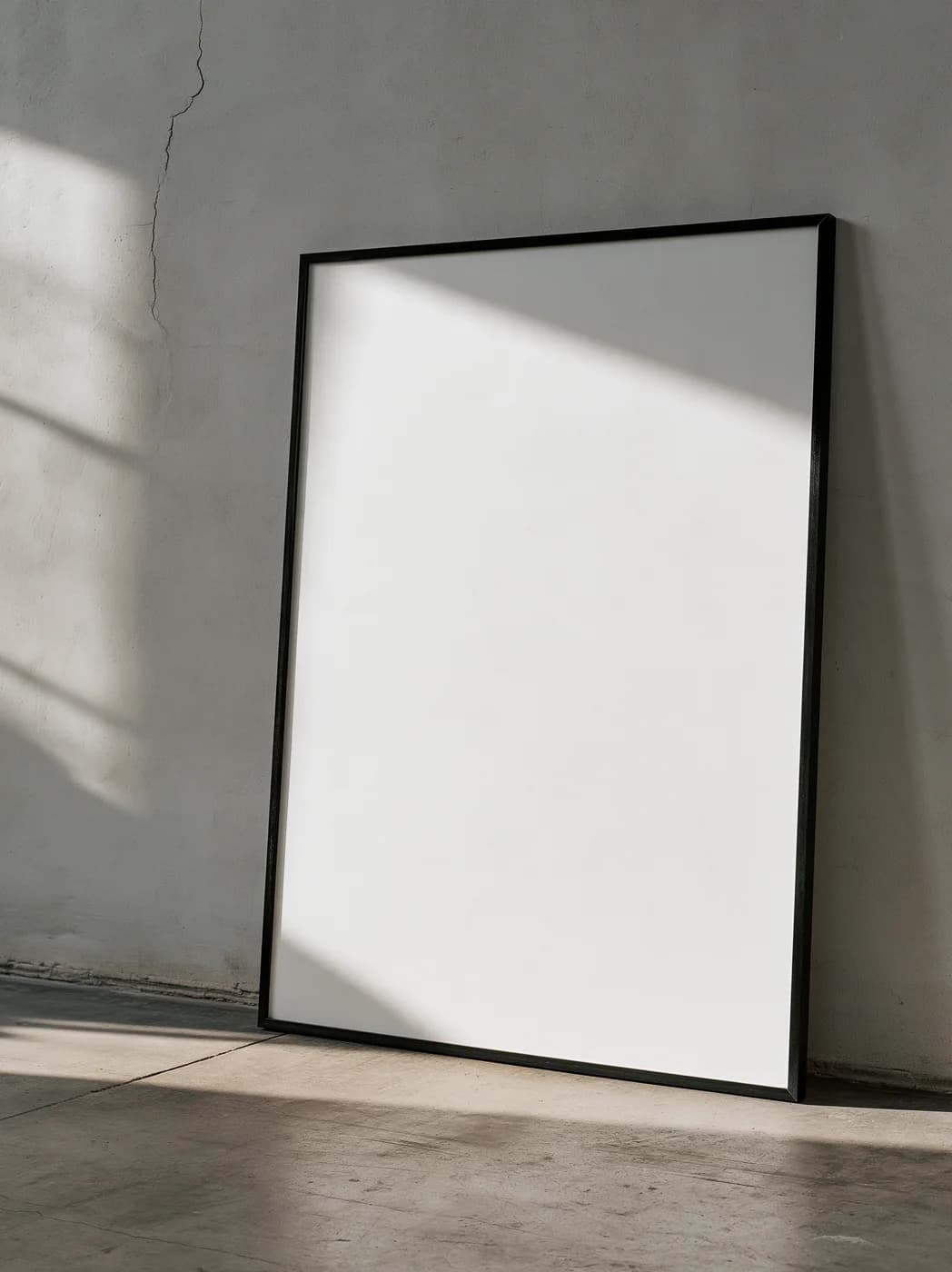 Morning in the studio blank photographic mockup