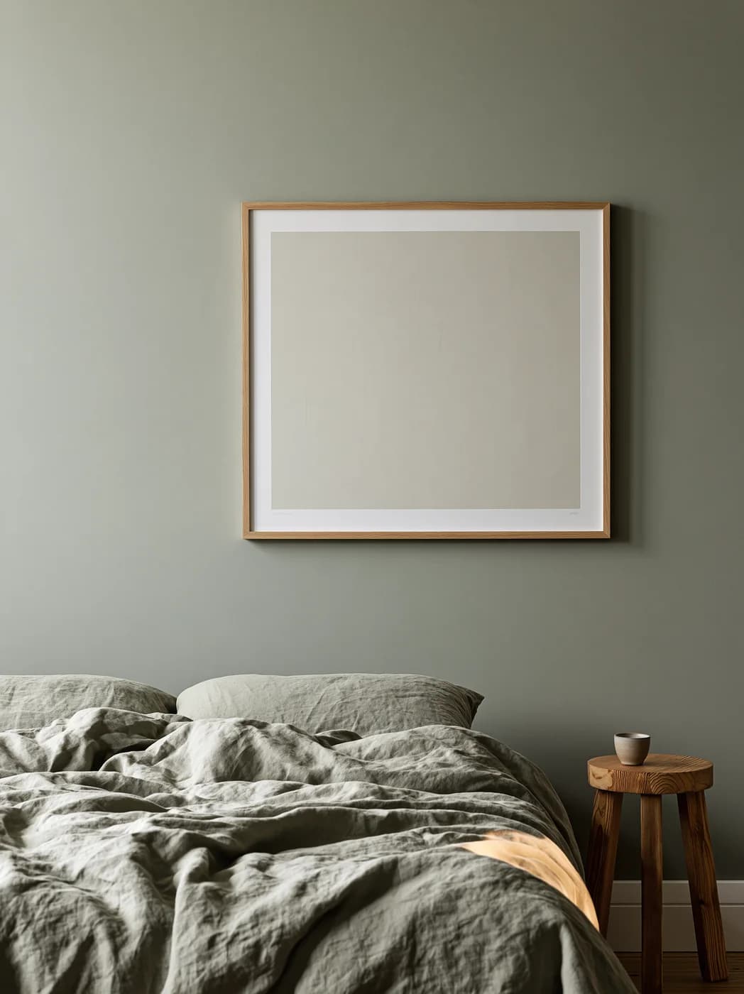 Slow mornings blank photographic mockup