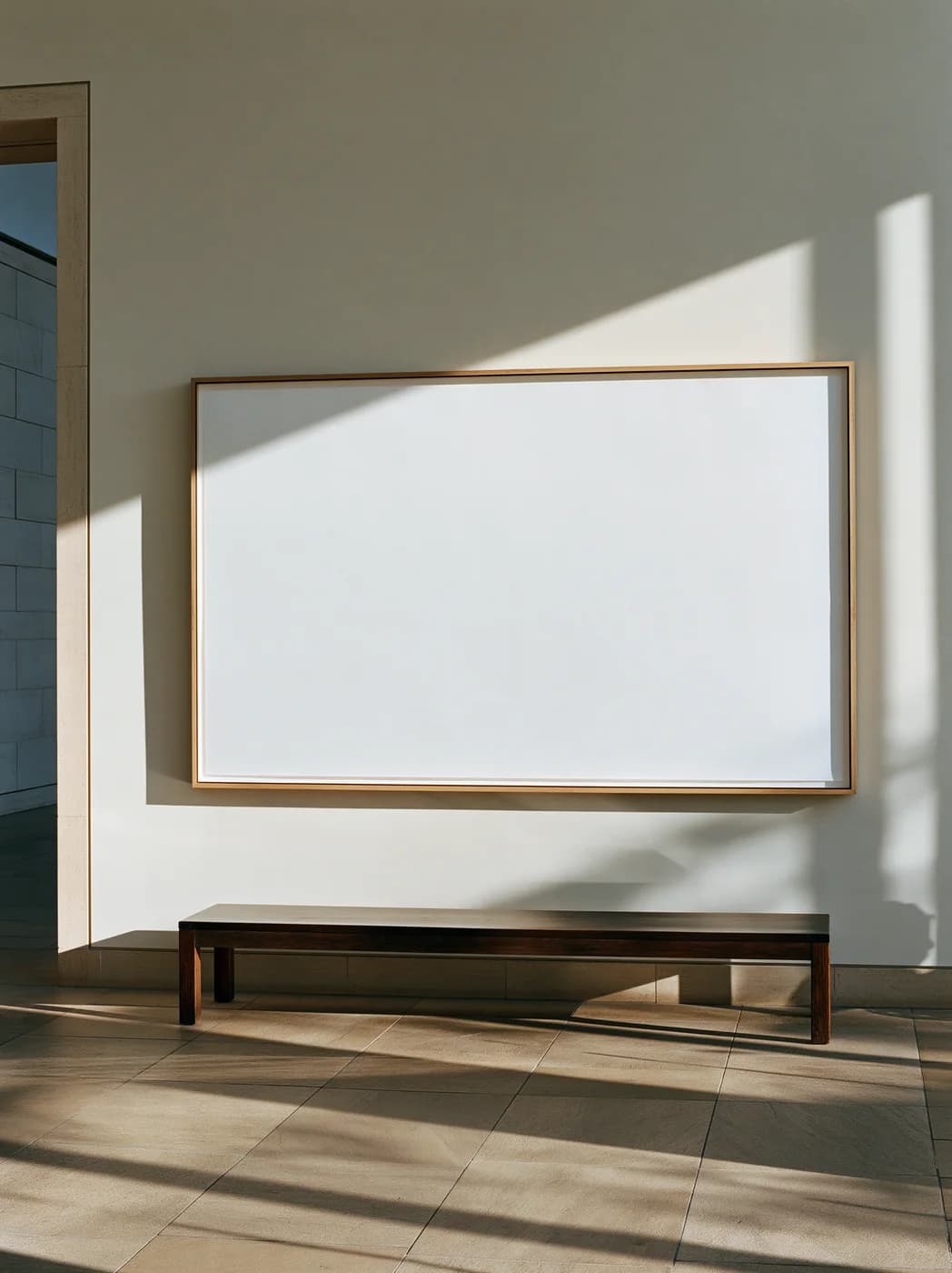 A moment to look blank photographic mockup