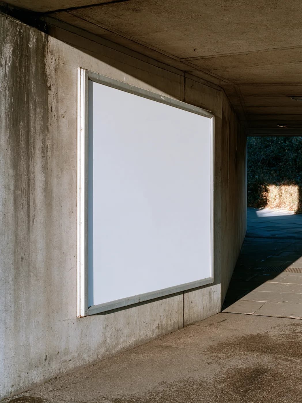 Underpass blank photographic mockup