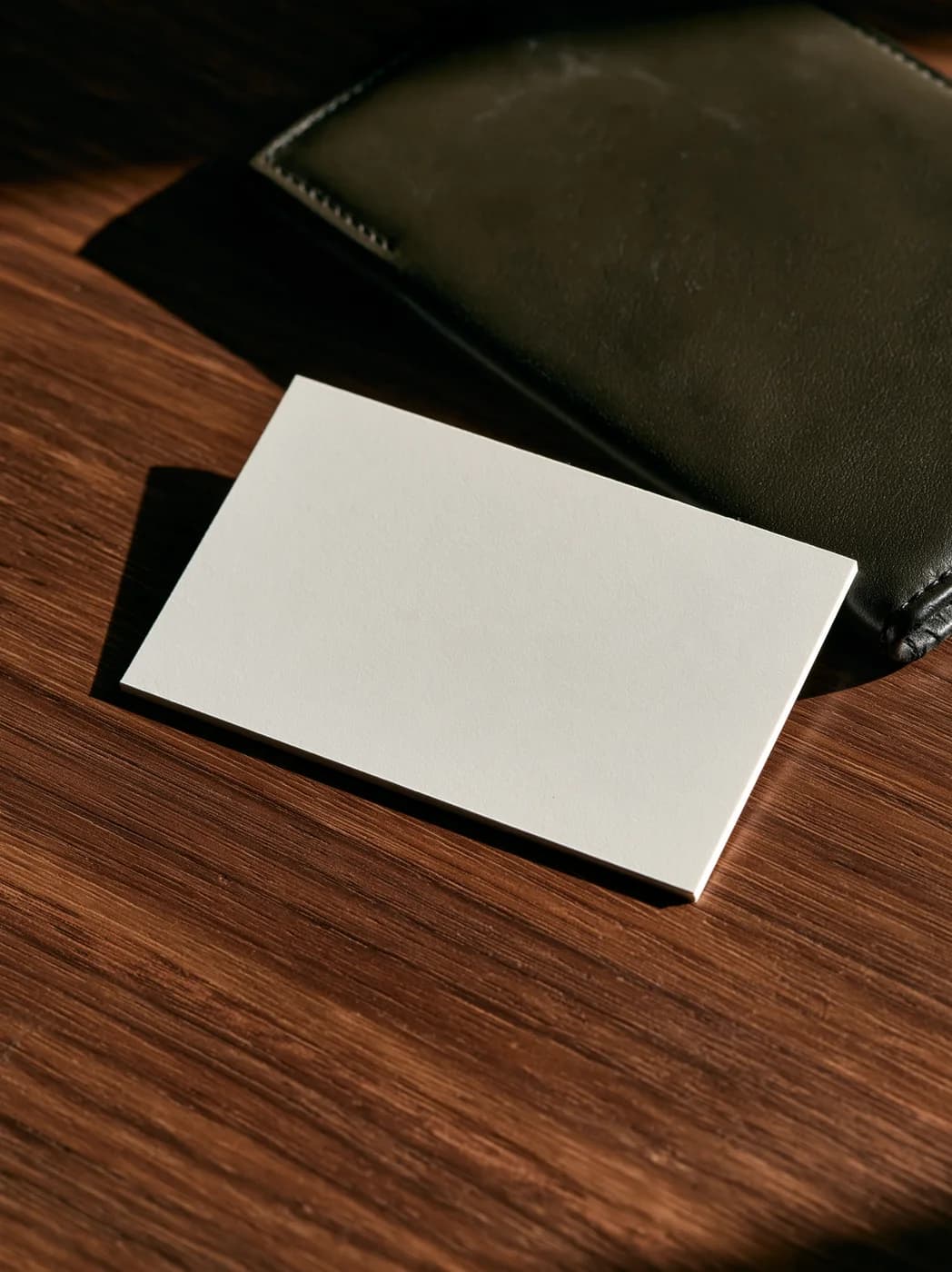 Desk notes blank photographic mockup